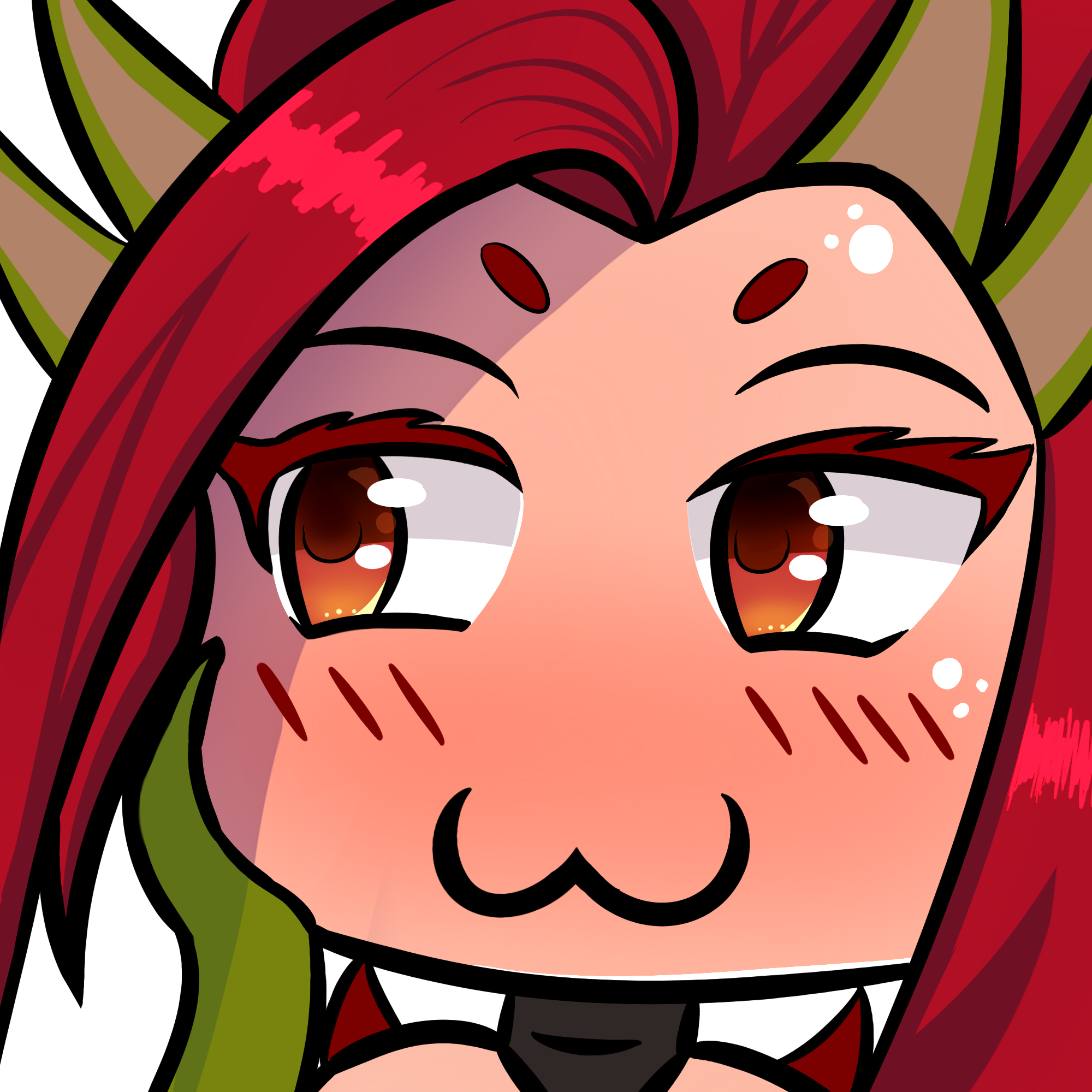 Zyra blushing from League of Legends